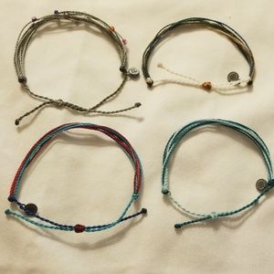 Set of 4 Pura Vida Bracelets